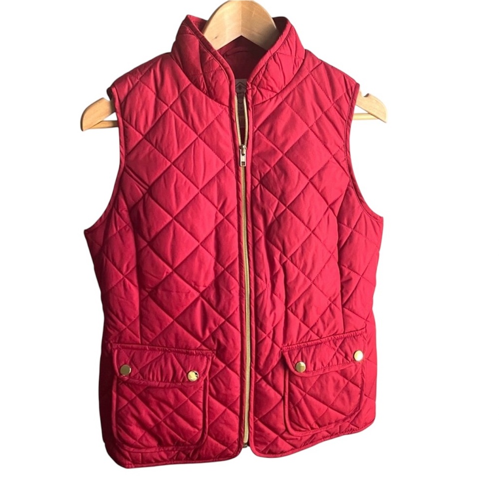 Kids Quilted Red Vest